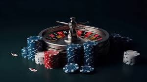 Texas Poker ကတ်ဂိမ်း VIP ဇယားပေါ် ကစားနေသောမြင်ကွင်း
